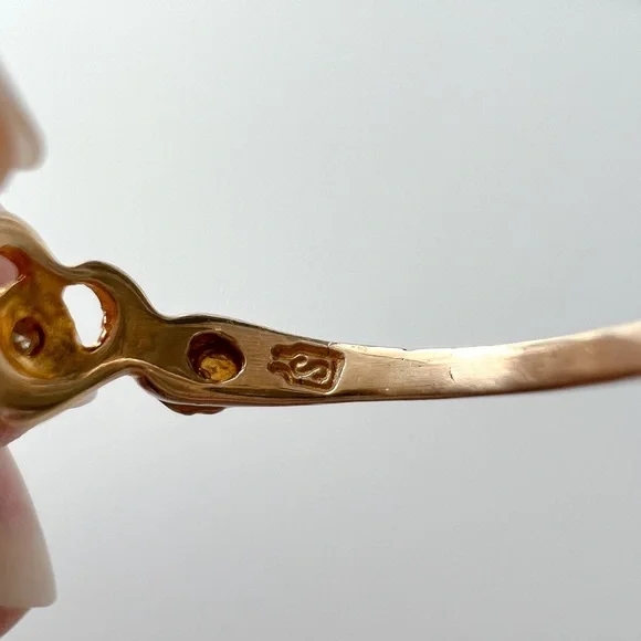 Stamper Black Hills Gold Heart-Shaped Diamond Ring - Picture 6 of 9